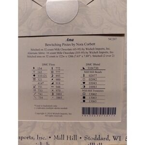 Nora Corbett Ana Bewitching Pixies Counted Cross Stitch NC207 Embellishment Pack